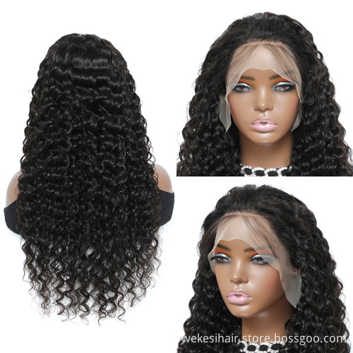10A Grade Human Hair Brazilian Virgin Hair Lace Front Wigs Cuticle Aligned Hair Wig for Black Women